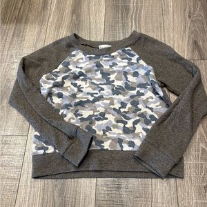 Paper Crane Camo Girls Sweater